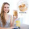 Jycnolm 50 Pack 18 oz Clear Plastic Coffee Cups with Sip Lids view 4