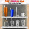 400 Pcs Clear Plastic Smoothie Straws 9.4"x0.4" Thick Wide Jumbo Boba Straws, Boba Tea, Milkshakes & Frozen Drinks Angled Tips, Individually Wrapped, Cut-to-Size, Strong Disposable Milkshake Straw view 3