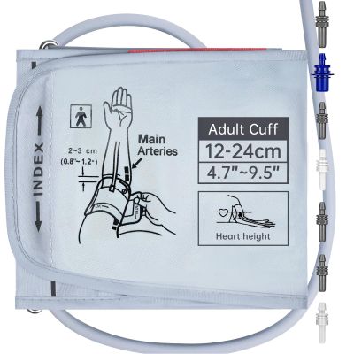 Alcarefam Pediatric Blood Pressure Cuff, 4.7-9.5 (12-24CM) Small Child Cuff Compatible with Omron BP Monitor, Replacement Cuff for Kids and Women, with 7 Connectors
