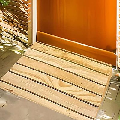 Portable Dog Ramps for Cars & Doorways, 3-8 Inch Threshold Ramp for Wheelchairs, Lightweight & Durable Pet Ramp for Easy Access, Ideal for Dogs & Cats