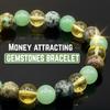 AKDNZ Money Bracelets for Women & Men - Natural African Turquoise, Citrine & Green Aventurine Bracelet for Wealth Success & Prosperity, Spiritual Gemstones for Mother's, Father's Day & Christmas Gifts view 3