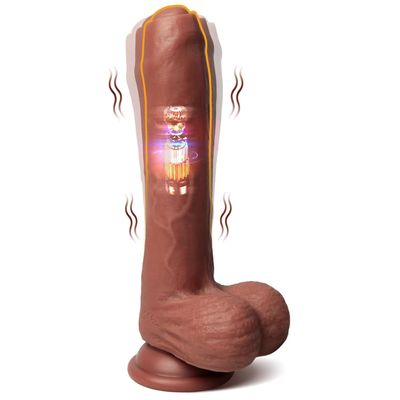 10 Speed Handheld Body Massager with Heat Function and Ergonomic Design for Ultimate Relaxation KX79903