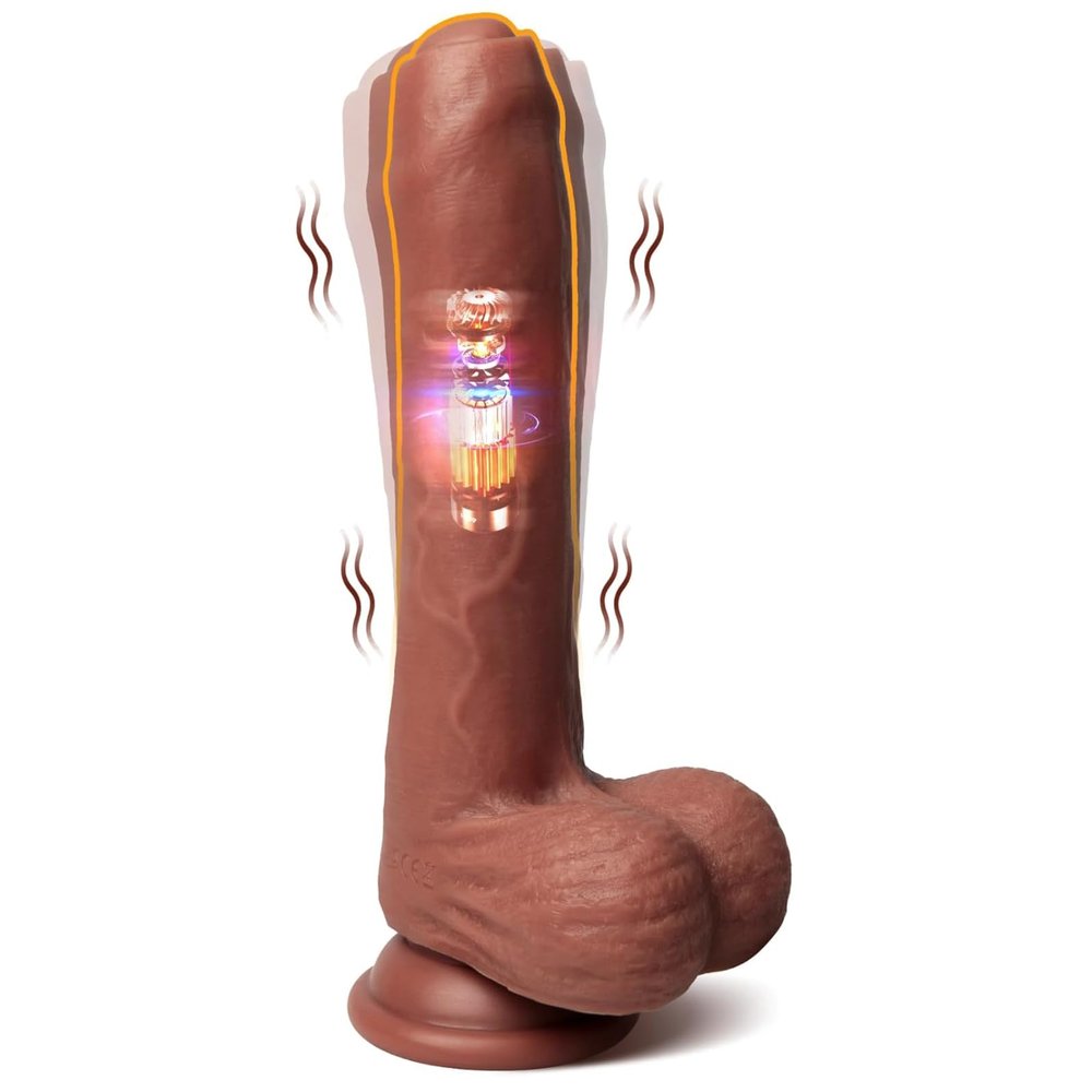 10 Speed Handheld Body Massager with Heat Function and Ergonomic Design for Ultimate Relaxation KX79903