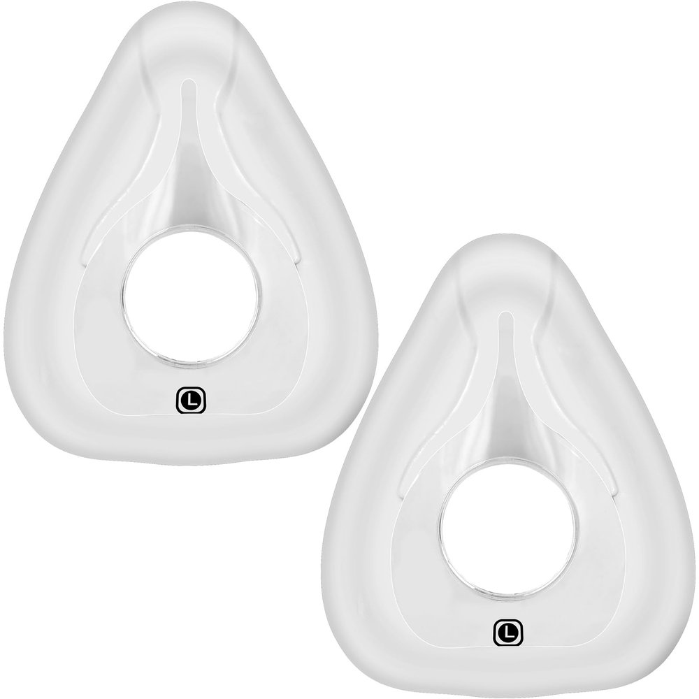 Replacement Cushion for AirFit F20, Compatible with Original Airfit F20 Frame, Premium Seal & Ultra-Comfortable Fit, Full Face CPAP Mask, Large, 2 Packs