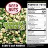 Beer Nuts Wasabi Peas, Heat Meets Crunch, Your Favorite Snack with A Kick, American Made Since 1953 (12oz) view 2