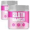 Gelatin Burn Powder, Official GelatinBurn Advanced Formula Powder Supplement - Maximum Strength, All Natural Wellness Energy Support Recovery & Fitness Boosting, Premium Gelatin Burn Reviews (2 Pack) view 1