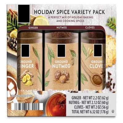 Holiday Baking & Cooking Spices, Variety Pack, 6.32 oz., (3 Pack, Holiday Spices)