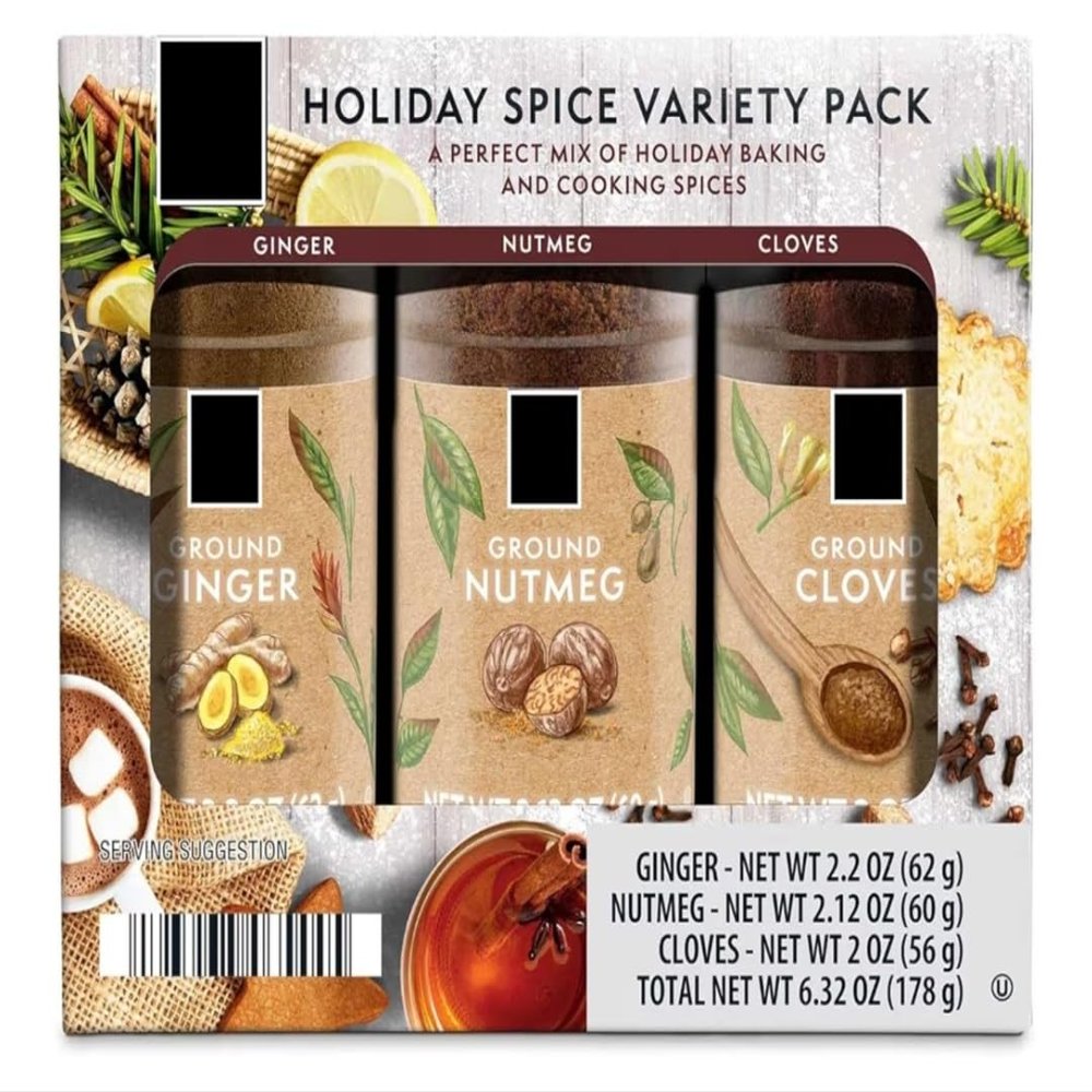 Holiday Baking & Cooking Spices, Variety Pack, 6.32 oz., (3 Pack, Holiday Spices)
