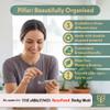 Pillar AM/PM Pill Box Organizer Two Times a Day - Aesthetic Weekly Pill Box view 2