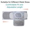 ZHAOBEIK Shearable Ostomy Unisex Belt, Ostomy Belt with Removable Stoma Shield, Hanging Outer Pocket, Adjustable Length(Medium) view 4