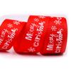 Craft Wire Ribbon, 1" 10-50Yard Christmas Ribbons Trims Grosgrain Red Green Tape Satin(J,10yard) view 1