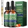 2PCS R Alpha Lipoic Acid Liquid Drops 600mg ALA Supplement Nerve Savior for Neuropathy for Nerve, Energy & Metabolism Support - Extra Strength with Turmeric, Selenium, C E & B12, Strawberry Flavor view 1