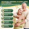 2PCS R Alpha Lipoic Acid Liquid Drops 600mg ALA Supplement Nerve Savior for Neuropathy for Nerve, Energy & Metabolism Support - Extra Strength with Turmeric, Selenium, C E & B12, Strawberry Flavor view 2
