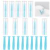 20 Pcs Silicone Applicator and Removal Tool Set, Soft Suction Plunger with Storage Bottles, Portable Beauty Practice Tool for Cosmetic Display, Makeup Model, and Daily Organization Use view 1