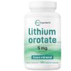 Micro Ingredients Lithium Orotate 5mg, 240 Vegetarian Capsules | 5mg Per Serving | Elemental Lithium Trace Mineral | Stable Low-Dose Orotate Form | Non-GMO, Filler Free view 1