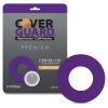 CoverGuard CGM Overpatch | Freestyle Libre 3 | Purple Center-Cut Design| 25-Count | Waterproof Adhesive | Anti-Fray | Easy Application & Removal | Made in USA | Sensor Protection view 1