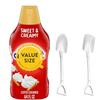 Dumbass Coffee International-Delight Liquid Coffee Creamer, 64 fl oz Bottle of Creamy Smooth Delightful Coffee Creamer and Mini Metal Shovel Spoons (Sweet & Creamy) Shovel Spoons view 1
