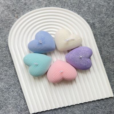 Set of 3 Grid Heart Scented Candle (Lilac)