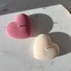 Set of 3 Grid Heart Scented Candle (Lilac) view 2