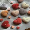 Set of 3 Grid Heart Scented Candle (Lilac) view 3