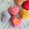 Set of 3 Grid Heart Scented Candle (Lilac) view 4