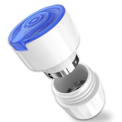 Fullicon Stainless Steel Grinder, Pill Crusher Fine Powder, Blue White