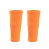 SOFXnng 1 Pair Football Shin Guard with Pocket Adults Teens Compression Calf Sleeve Soccer Shinguards Support Protective Gear for Leg Support(Orange,L(Over 14)) view 1