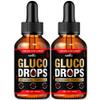 (2 Pack) Gluco Drops, GlucoDrops Liquid Supplement Blood Circulation Flow Support Formula, Natural Clean Ingredients Help Monitor Levels, Advanced Premium Extracts Multivitamin Health & Wellness (4oz) view 1