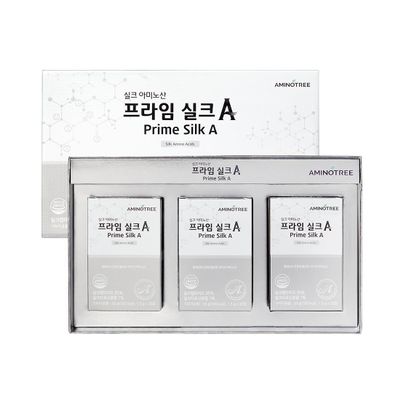 Aminotree Prime Silk A+ Premium Silk Protein Amino Acid Drink Mix, High-Protein Nutritional Supplement with 18 Essential Amino Acids, Zero Sugar & Fat, 60 Pouches