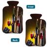 Hot Water Bottle with Cover, Wine Glasses Grapes Vintage 2L Hot Water Bag for Hot/Cold Compress, Hand Feet Warmer, Menstrual Cramps, Neck and Shoulder Pain Relief view 4