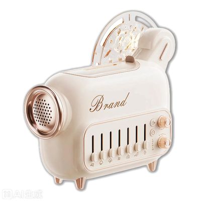 Aroma Essential Oil Diffuser with Cool Mist Humidifier,Speaker, 7 Color Changing LED Lights,White Noise Machine for Home, Office, Yoga, Bedroom (White - Slider)