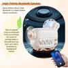 Aroma Essential Oil Diffuser with Cool Mist Humidifier,Speaker, 7 Color Changing LED Lights,White Noise Machine for Home, Office, Yoga, Bedroom (White - Slider) view 4