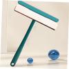 Holibanna Multi-Functional Shower Glass Door Squeegee for Tile Window and Car Cleaning Rotatable Glass Scraper for Mirrors Walls and Household Surfaces Stylish Dark Green Design view 3