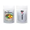 100PCS 4.0*6.3 Stand Up Mylar Bag with Windows,Christmas Goodie Treat Bag Resealable Party Favor Zipper Pouch for Small Business (White, 4.0"*6.3") view 1