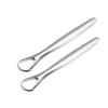 2 Pack Stainless Steel Tongue Scraper for Adults Metal Tongue Cleaner for Oral Hygiene Reduce Bad Breath Tongues Scrubber for Daily Fresh Breath (S) view 1