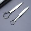 2 Pack Stainless Steel Tongue Scraper for Adults Metal Tongue Cleaner for Oral Hygiene Reduce Bad Breath Tongues Scrubber for Daily Fresh Breath (S) view 2