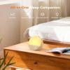 Dreamegg Sunrise 1 Pro - Sunrise Alarm Clock, Sound Machine for Sleep, Favorites Mode, Sleep Routines, Dimmable Night Light, 29 Soothing Sounds, White Noise Machine, Wake Up Light for Bedrooms (Cream) view 2