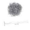 DEARMAMY Crinkle Cut Shredded Paper Filler Double-sided Silver Raffia Tissue for Boxes Basket Filling Protective Cushioning Elegant Packaging for Christmas Birthdays Weddings view 2