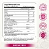 Organic Beet Root Gummies, Mixed Berry Flavor Supplements,Natural Extract, 21:1 Concentrate, Sugar Free Chews, Energy, Vitality & Performance Support, Beetroot Gummies view 2