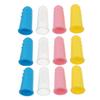 Abaodam 12Pcs Silicone Finger Toothbrush for Boy Girl Soft Bristle Oral Cleaner Ergonomic Grip Gentle Gum Massager Helps Remove Stains and Reduce Tartar Build-up for Oral Care view 1