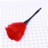 Abaodam Expandable Turkey Plumage Duster Tool with Non-Slip Handle for Ceiling Fans Furniture and Blinds Cleaning Large Soft Microfiber Head Traps Dust Without Chemicals Red view 4