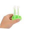 GOOHOCHY Soft Silicone Toothbrush Kit with Tongue Cleaner and Gum Brush Ergonomic Oral Care for Newborns and Boy Girl Includes Transparent Hygienic Storage Stand for Easy Use and view 4
