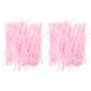 Ipetboom DIY Shredded Paper Filling Material for Candy Boxes and Basket Decor Lightweight Crinkle Cut Raffia Paper in Light Pink and Pink Each for Valentine's Day and Holiday Packaging view 1