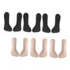 NIYANGLE 12pcs High Heel Pads Anti-Slip Breathable Forefoot Cushions Self-Adhesive Shock-Absorbing Foot Pads for Open Toe Sandals Non-Skid Comfort Inserts for Dress Shoes and Flats view 1