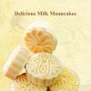 Delicious milk mooncakes, sugar free small cakes, Chinese classic Dim Sum gift pack, instant milk candy, substitute breakfast food, healthy biscuits, bread, handmade pastries, leisure snacks (300g) view 4