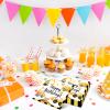 50 Count Construction Birthday Napkins 13 x 13 Inch 2-Ply Disposable Lunch Napkins with Excavator, Truck, and Cement Mixer Designs for Kids Birthday Parties and Construction-Themed Events view 4