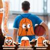 Sunnymove 12 Pcs Funny Sports Drawstring Bags Sports 15.8 x 13.3 Inch Drawstring String Backpack with Cute Expression Theme Party Goodie Favor Bags for Party Supplies Teams Gift(Basketball) view 2
