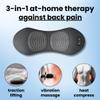 3 in 1 Back Massager, 2026 Comfortable Triple Fusion Back Massager for Sciatica, with Electric Heated, Vibration & Traction, for Lower Back Pain Relief and Spine Support (Black) view 3
