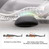3 in 1 Back Massager, 2026 Comfortable Triple Fusion Back Massager for Sciatica, with Electric Heated, Vibration & Traction, for Lower Back Pain Relief and Spine Support (Black) view 4