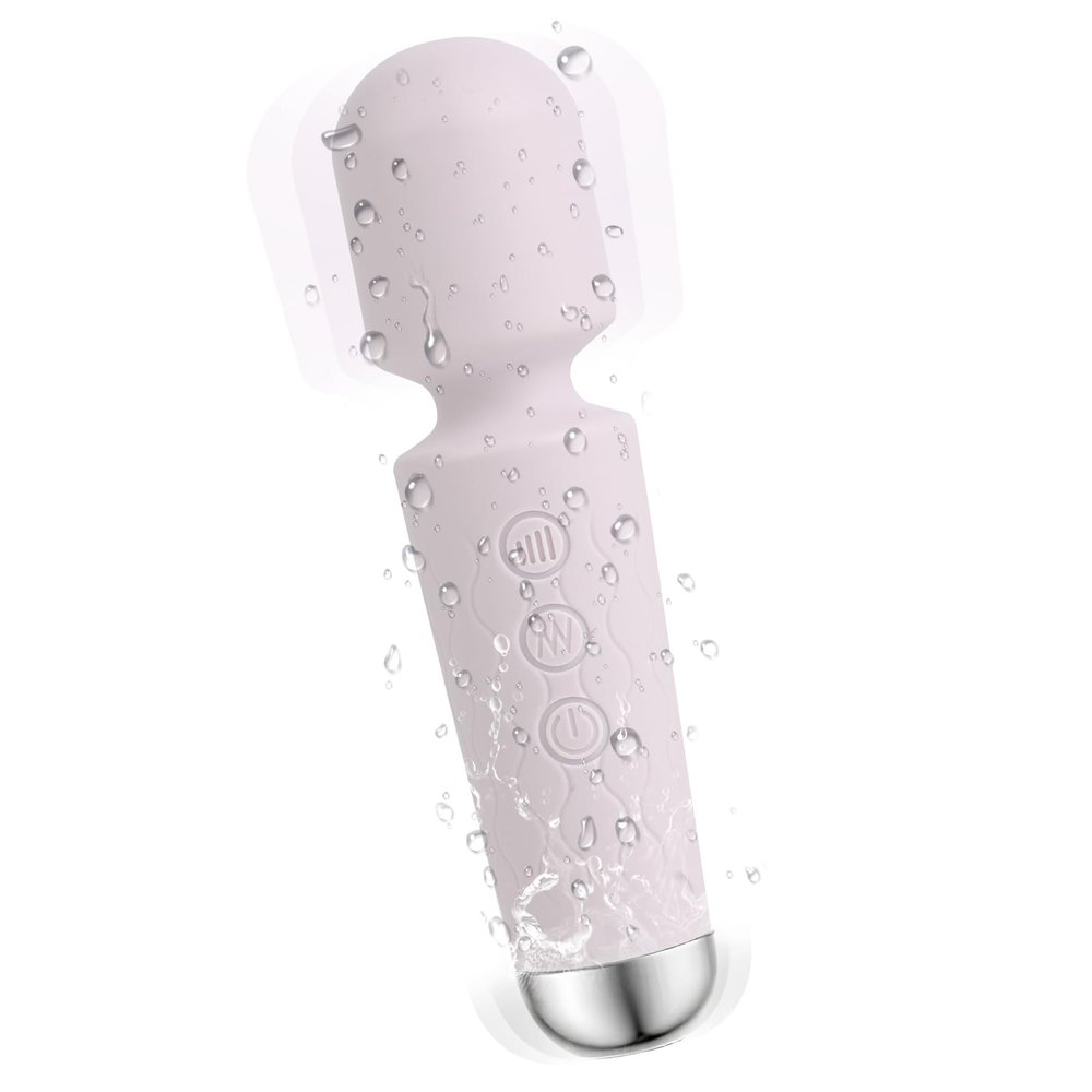 blankdict Personal Massager, Micro Wireless Massager, Small & Powerful, Waterproof Portable, Suitable for Relieving Neck, Leg and Shoulder Pain, Purple